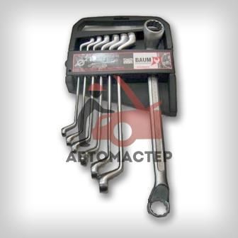 Набор ключей накидных BAUM 7пр. 8*9-22*24mm