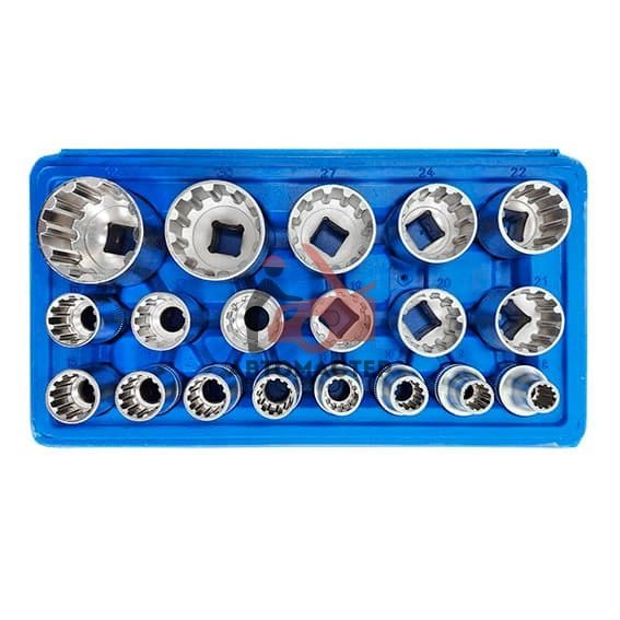 Набор головок 1/2 spline 8-32мм 19пр AMR