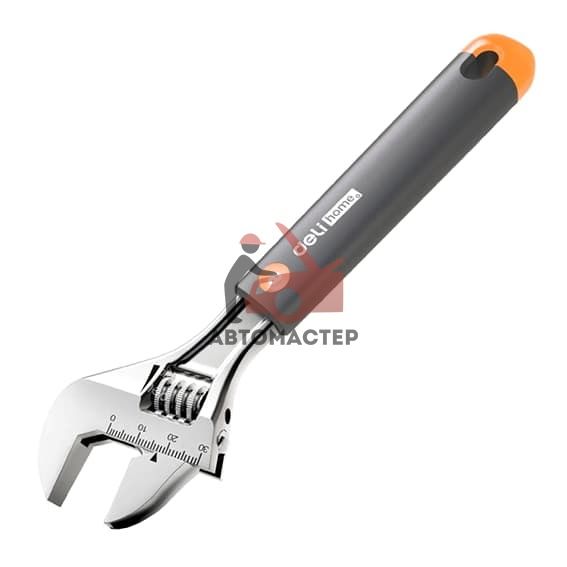 Ключ разводной DELI Home Series Gray L200мм. 0-30мм