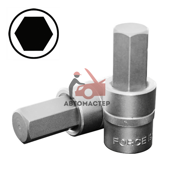 Вставка-пресс 1/2 6гр FORCE 19мм L70мм