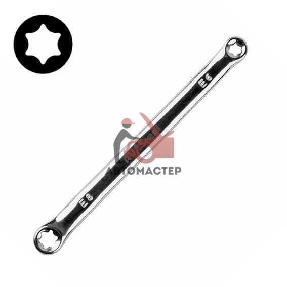 Ключ "Е" накидной прямой AV-STEEL Е6*Е8