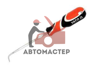 Крючок загнутый 90гр 125мм. YATO