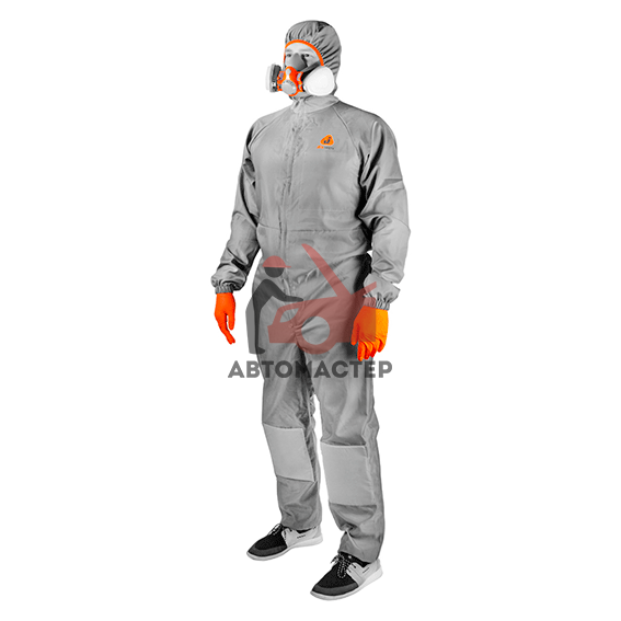 Малярный многоразовый антистатический комбинезон Jeta Safety CARBO-Master с пропиткой серый размер M