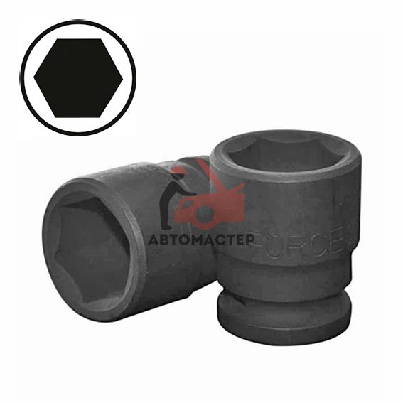 Ударная головка 1/2 FORCE 6гр 22мм L43мм