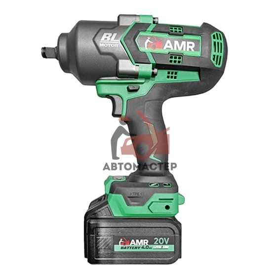 Гайковерт аккумуляторный 3/4 АВТОМАСТЕР 20V, 4000 mAh, 1200 Nm.