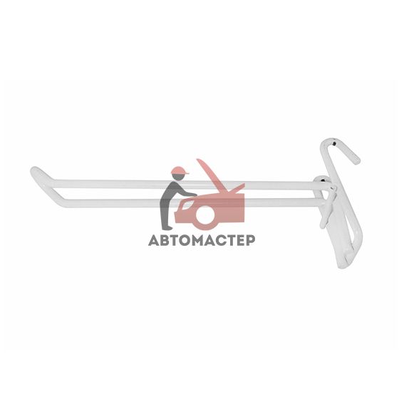 Крючок для витрины 20 см двойной, в пластике