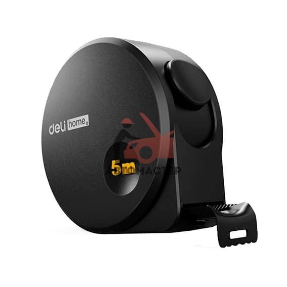 Рулетка DELI home series Black  5 м.