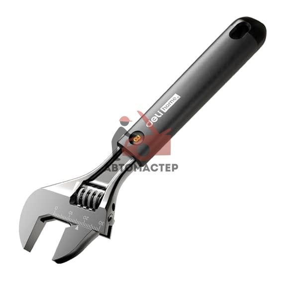Ключ разводной DELI Home Series Black L200мм. 0-30мм