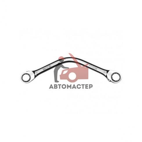 Ключ трещот. YATO 12*15мм (бумеранг)