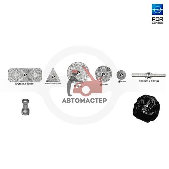 Клей холодный с 6 насадками (липучка) для рихтовочных работ 1PDR