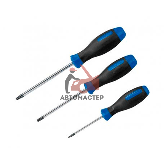 Отвертка torx (6 лучей) с отверстием KINGTONY T30 125мм