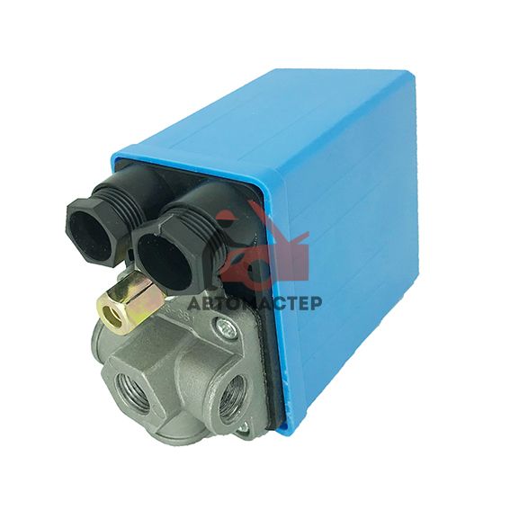 Автомат пусковой 220V 20A, 4 выхода 1/4 (синий)