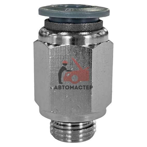 Фитинг резьбовой  8 мм 1/8" наруж. резьба Camozzi (китай)