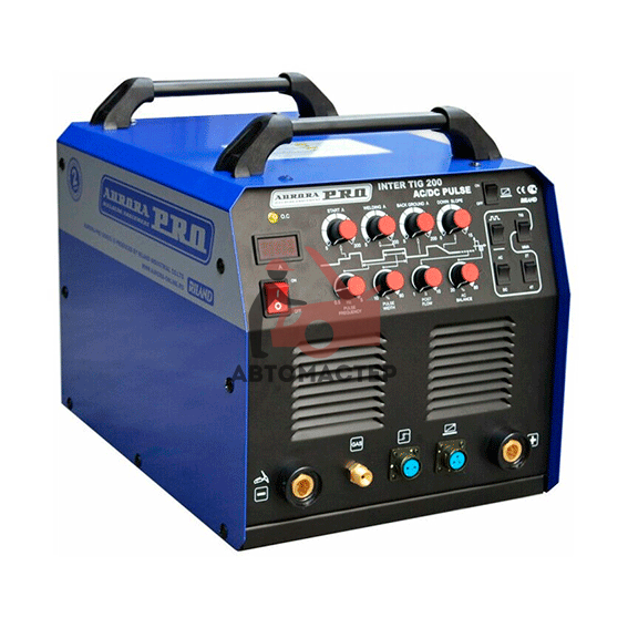 Сварочный инвертор TIG 220V Aurora INTER TIG 200 AC/DC Pulse TIG, MMA