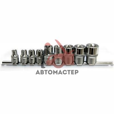 Набор головок "Е" 1/2*3/8  FORCE 9пр Е10-Е24