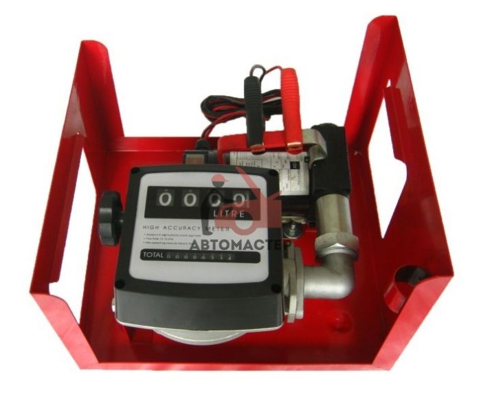 Насос для перекачки топлива, с счетчиком 12V, 60 л/мин.