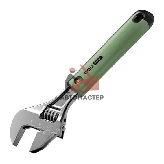 Ключ разводной DELI Home Series Green L200мм. 0-30мм