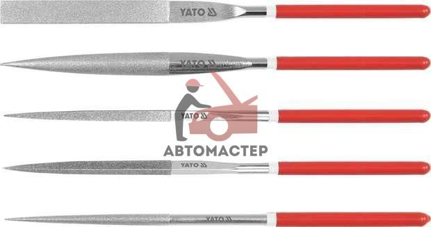 Набор надфилей алмазных YATO 5пр 5*180*70мм