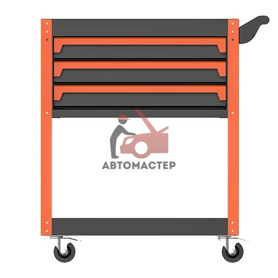 Тумба-тележка инстр. 3 выдвиж. секции с полкой AMR