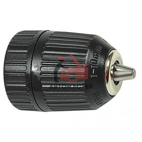 Патрон для дрели АТАКА 1-13mm посадка конус 3/8" с ключом