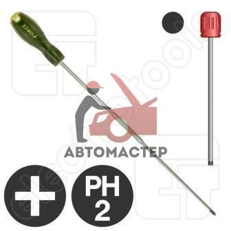 Отвертка FORCE (+)  PH.2 L400мм