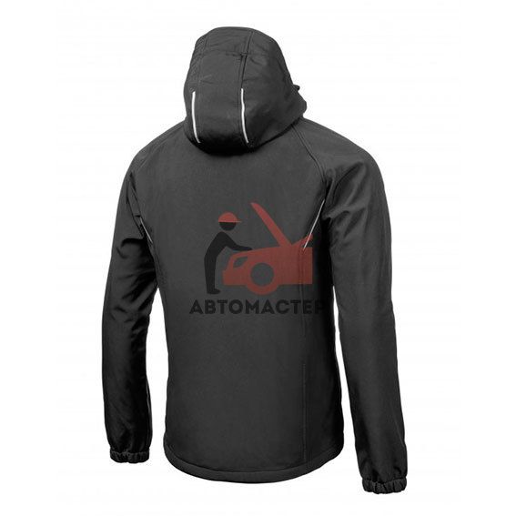 Куртка HOEGERT DITTER SOFTSHELL с капюшоном (HT5K260-XL), черная, р.XL/54