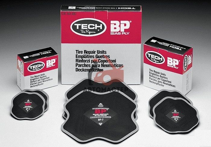 Латка для покрышек TECH BP-6 240*240мм (606BK) для диагональных шин