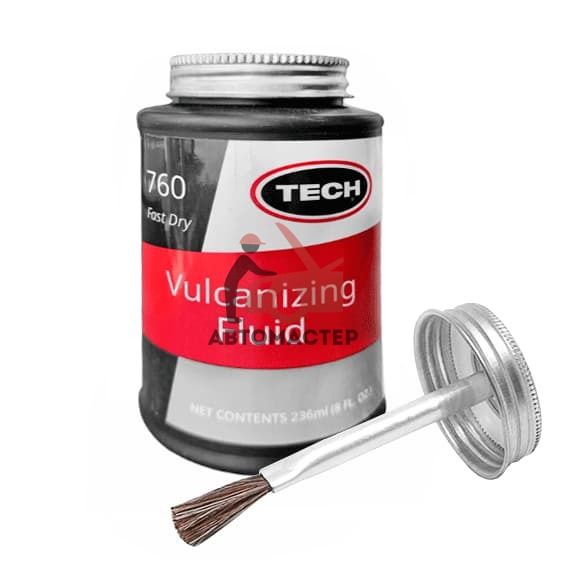 Клей для латок TECH Fast Dry 235 мл. банка с кистью