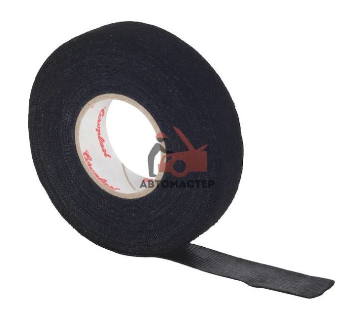 Изолента WURTH WR 19мм/10м. Флисовая тканевая, черная