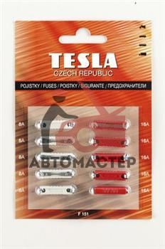 Предохранители круглые TESLA 10 шт. 5*8А/5*16А