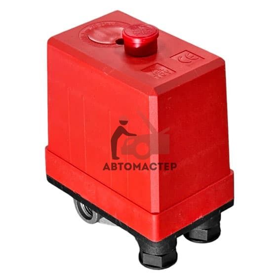 Автомат пусковой 380V 20A, 4 выхода 1/4 AMR (красный)