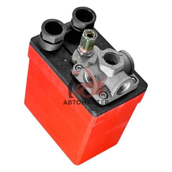 Автомат пусковой 380V 20A, 4 выхода 1/4 AMR (красный)