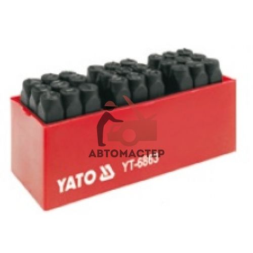 Клейма буквенные 27пр 8мм/8 YATO