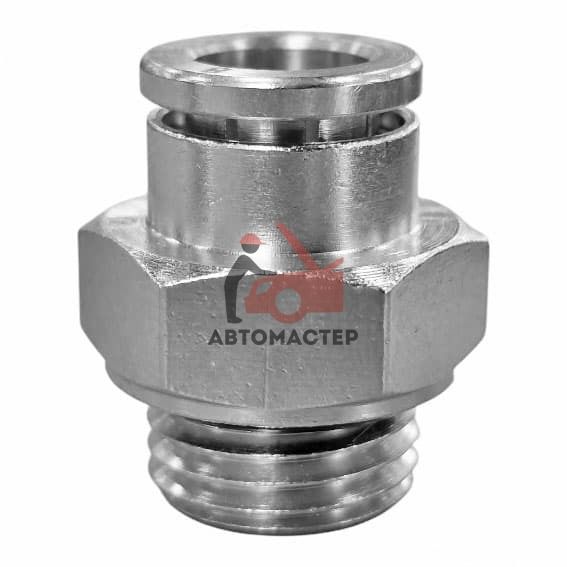 Фитинг резьбовой  8мм 1/4 наружная резьба CAMOZZI R6512 8-1/4