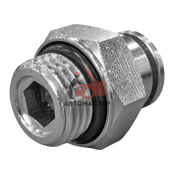 Фитинг резьбовой  8мм 1/4 наружная резьба CAMOZZI R6512 8-1/4