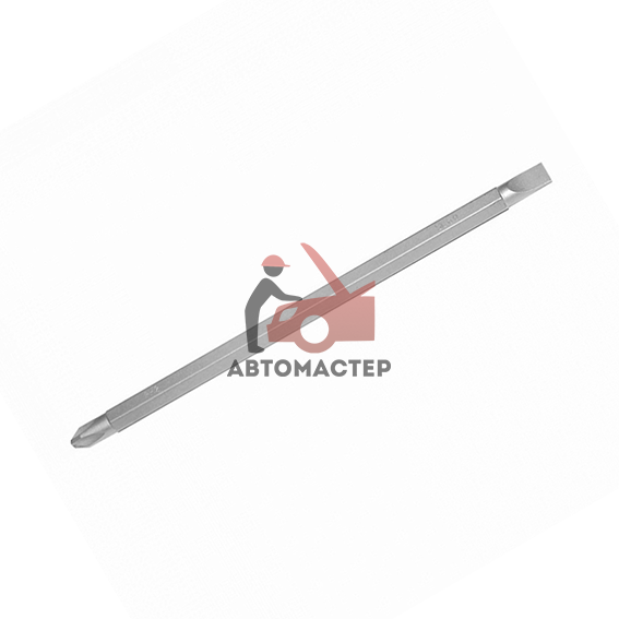 Вставка 1/4 (6,3мм) (+) PH2*(-) 6мм МАСТАК L 143 мм двусторонняя