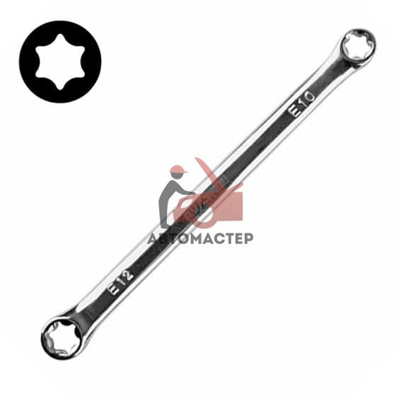 Ключ "Е" накидной прямой AV-STEEL Е10*Е12