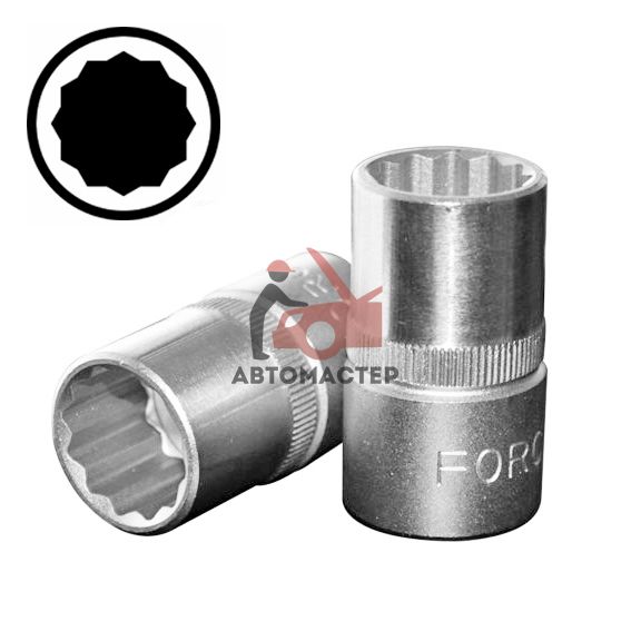 Головка 1/2 дюймовая FORCE 12гр 11/16 L38мм
