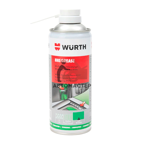 Спрей-смазка белая консистентная 400 мл. WURTH (WR)