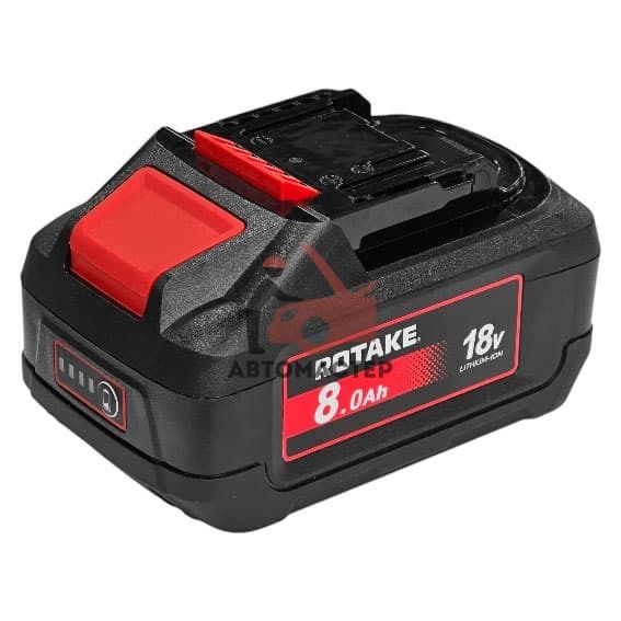 Гайковерт аккумуляторный 1" ROTAKE, 18V, 8Ah, 2400 Nm.