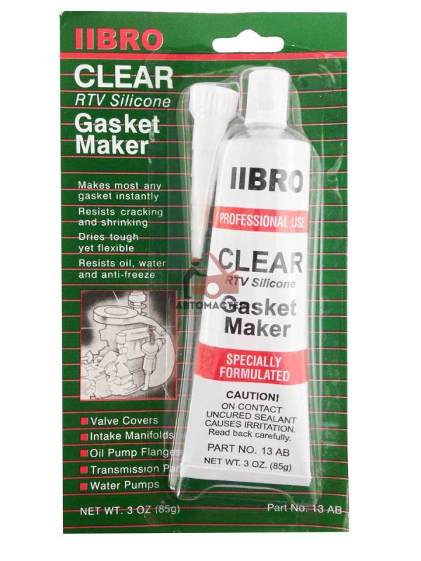 Герметик АВТОМАСТЕР 85 гр. CLEAR (прозрачный) до 260 градусов