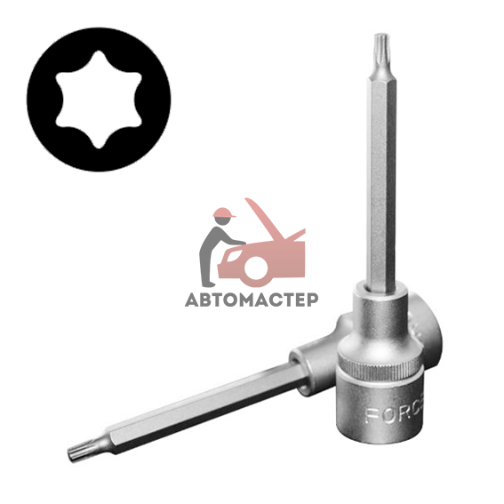 Вставка-пресс 1/2 torx (6 лучей) L100мм T20 FORCE