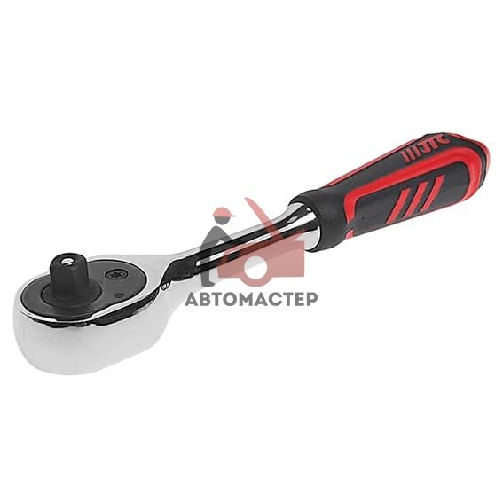 Трещотка 1/4 JTC L 150 мм., 72 зубца, резиновая рукоятка