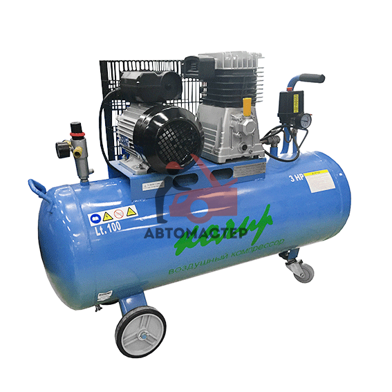 Компрессор КОЛИР 100 л. 220V 420 л/мин, 2,2 кВт