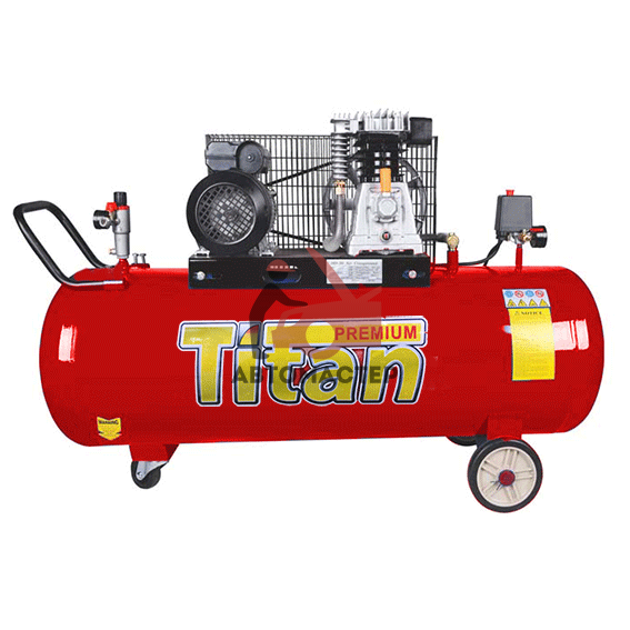 Компрессор TITAN ременной 100 л. 220v 2х цил. 360 л/мин 2,5 кВт