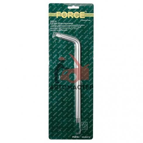 Вороток для маслосливных пробок FORCE 8*8мм