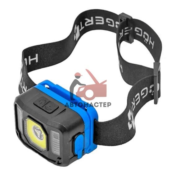 Фонарь налобный HOEGERT TECHNIK с датчиком движения usb 7 функций