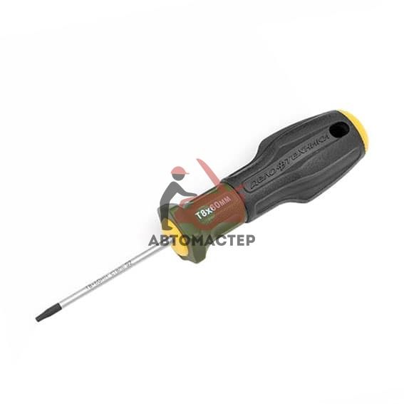 Отвертка torx (6 лучей) с отверстием ДЕЛО ТЕХНИКИ T8H L60мм