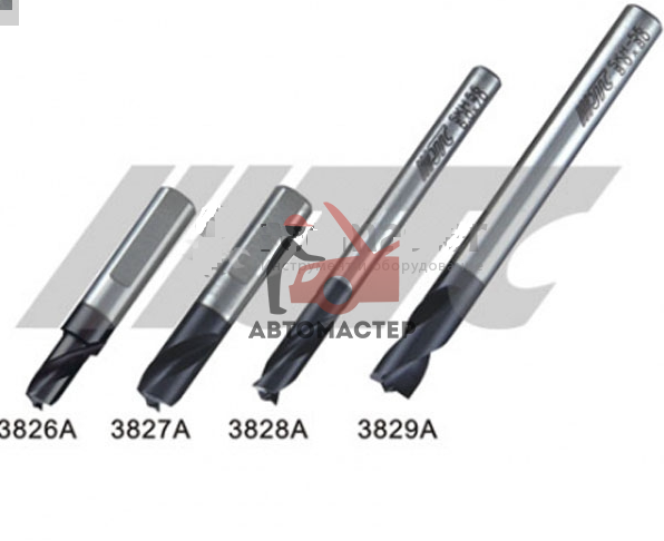 Сверло для точечной сварки JTC d=8*80mm (титановое покрытие)