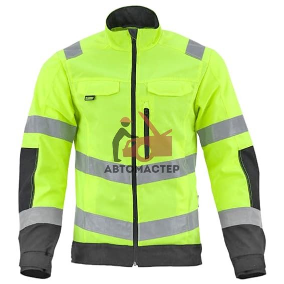 Куртка сигнальная BRODEKS KS-218, желтый/черный, размер XL